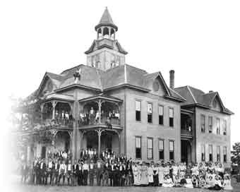 The first building on the John Tarleton College campus.